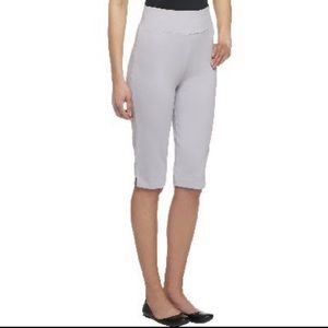 LOGO Layers by Lori Goldstein Regular Knit Pull-on Bermuda Shorts